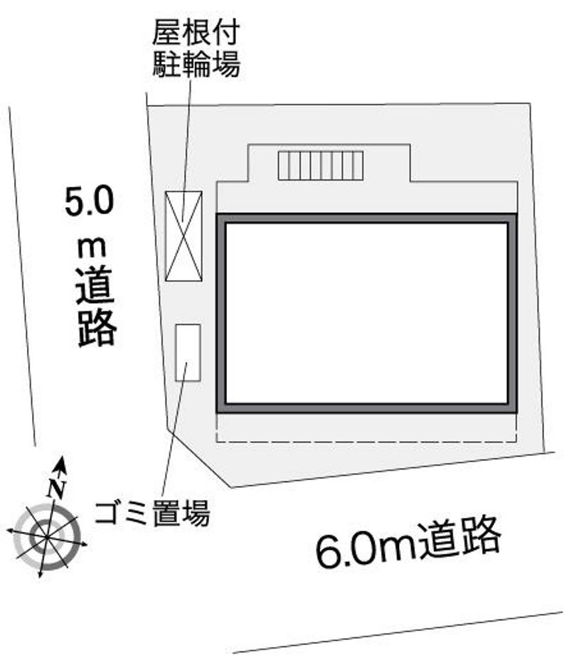 レオパレス東希望が丘 配置図