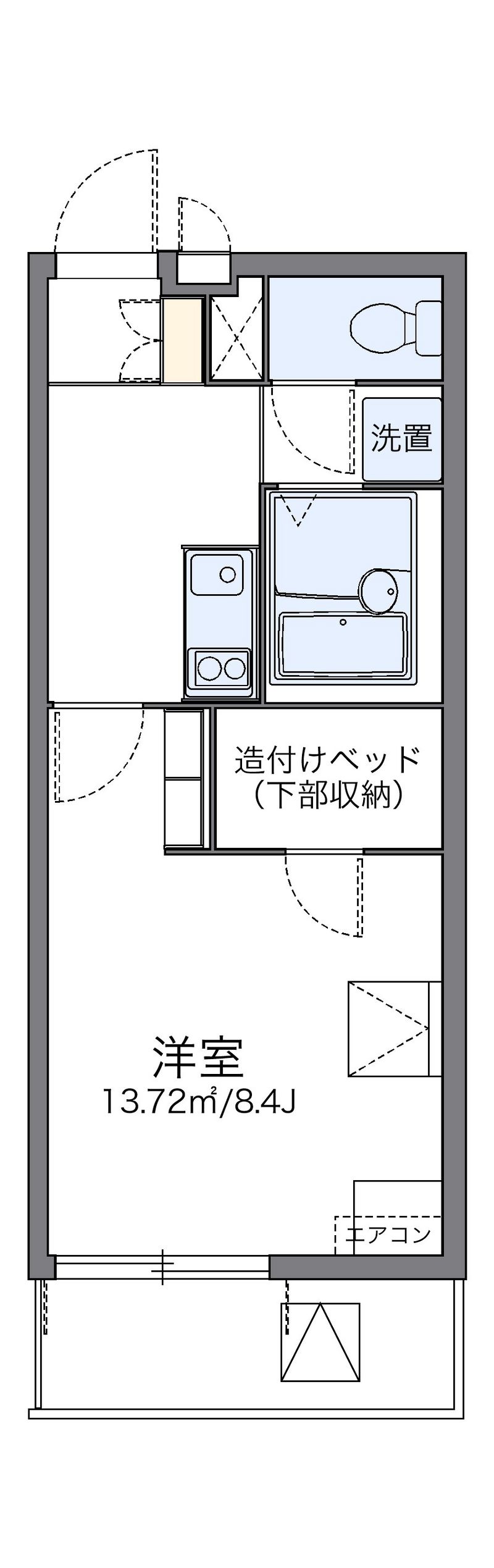 レオパレスＫ 間取図
