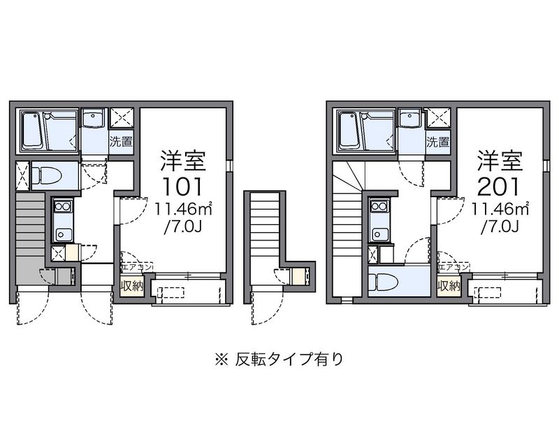 レオネクストプルメリアコート 間取図