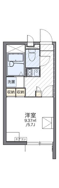 レオパレス広貴Ｅ 間取り図