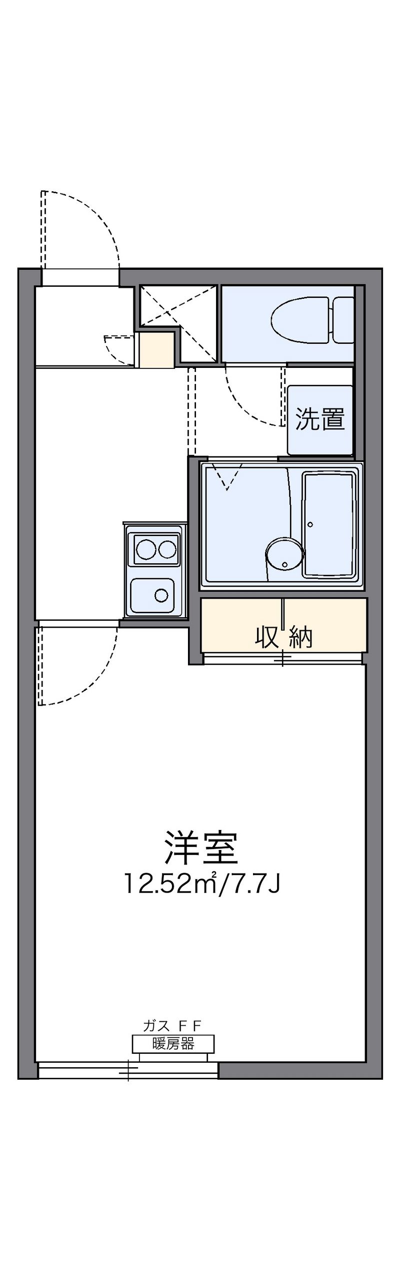 レオパレスオーエスト 間取図