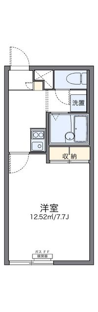 レオパレスオーエスト 間取り図