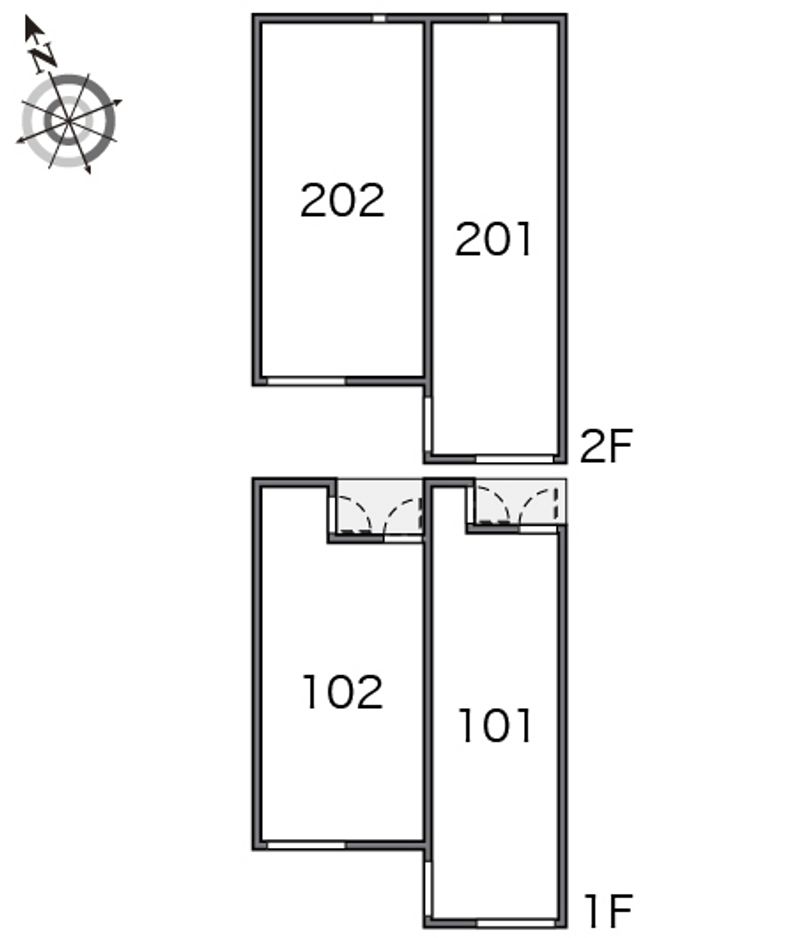 クレイノフトゥル方南町 間取り配置図