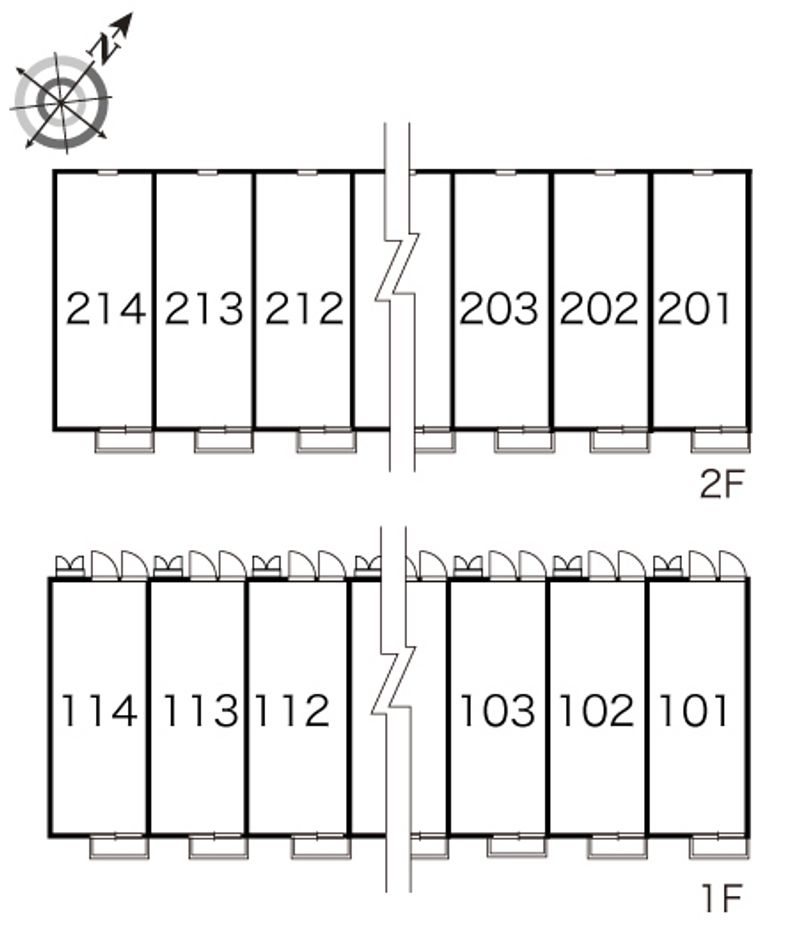 レオパレス良 間取配置図
