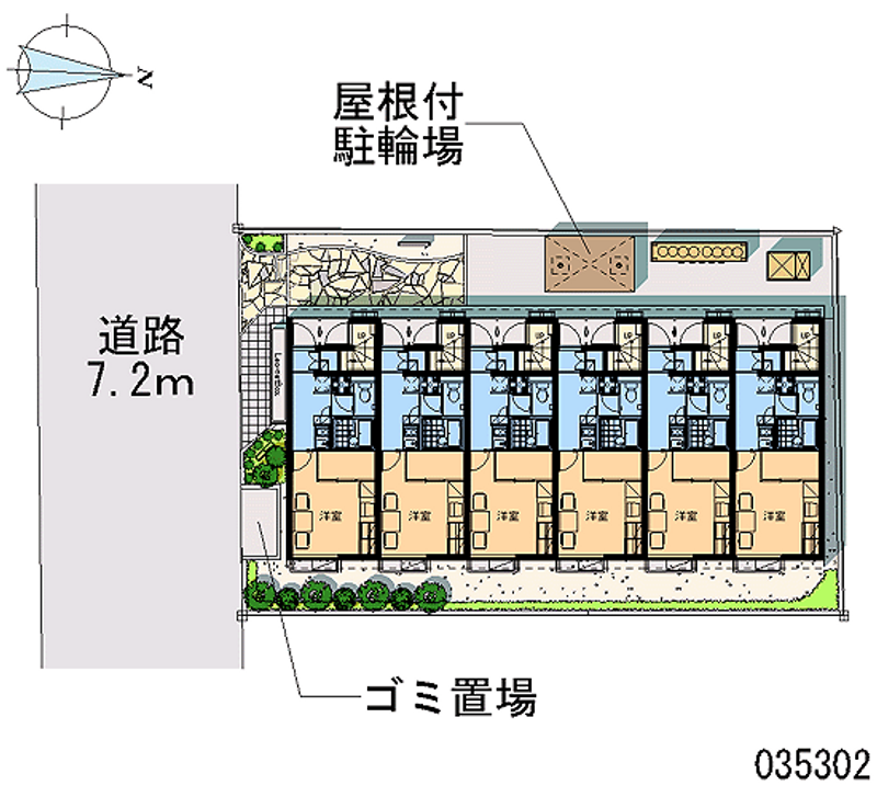 レオパレス琴 区画図
