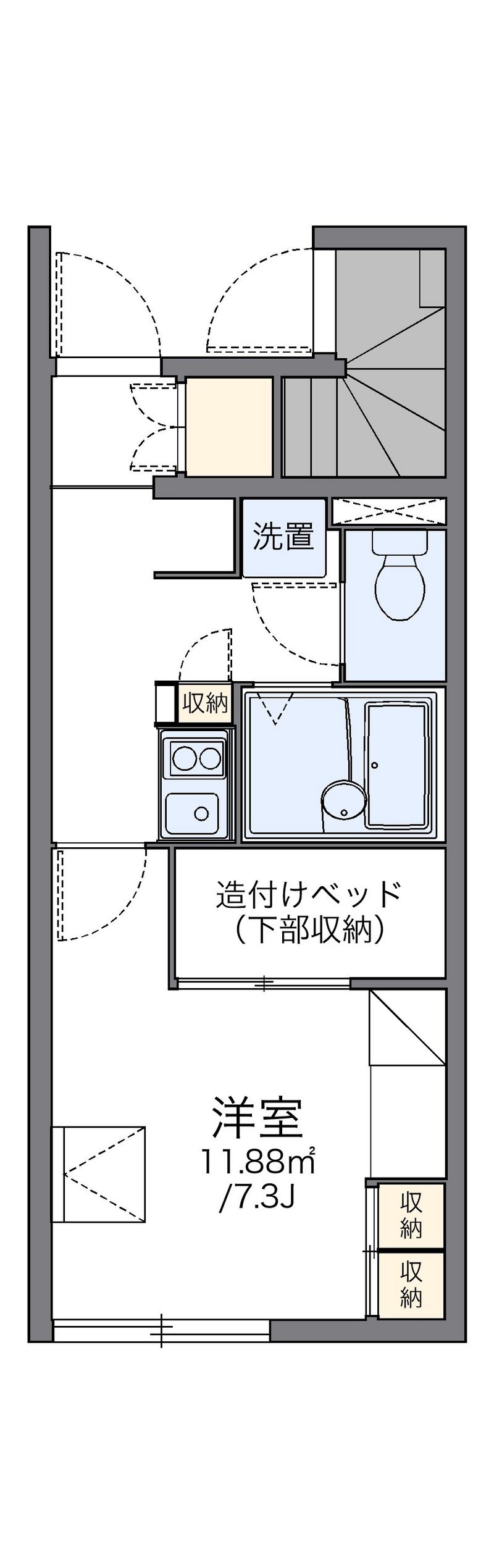 レオパレスアーク 間取図