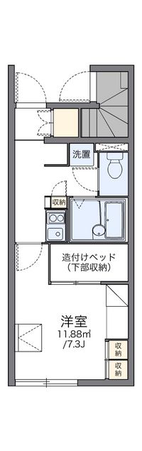 レオパレスアーク 間取り図