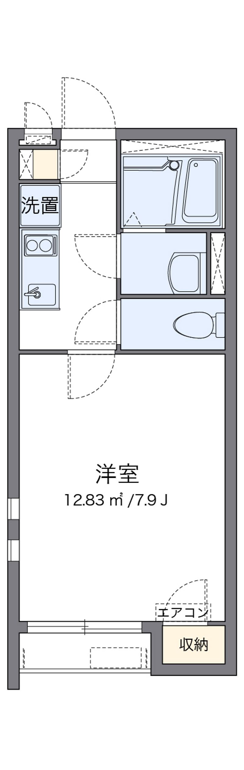 クレイノセディ今里 間取図