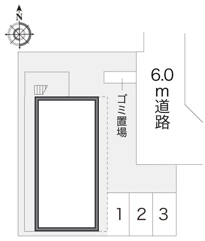 レオパレスルーチェ 配置図