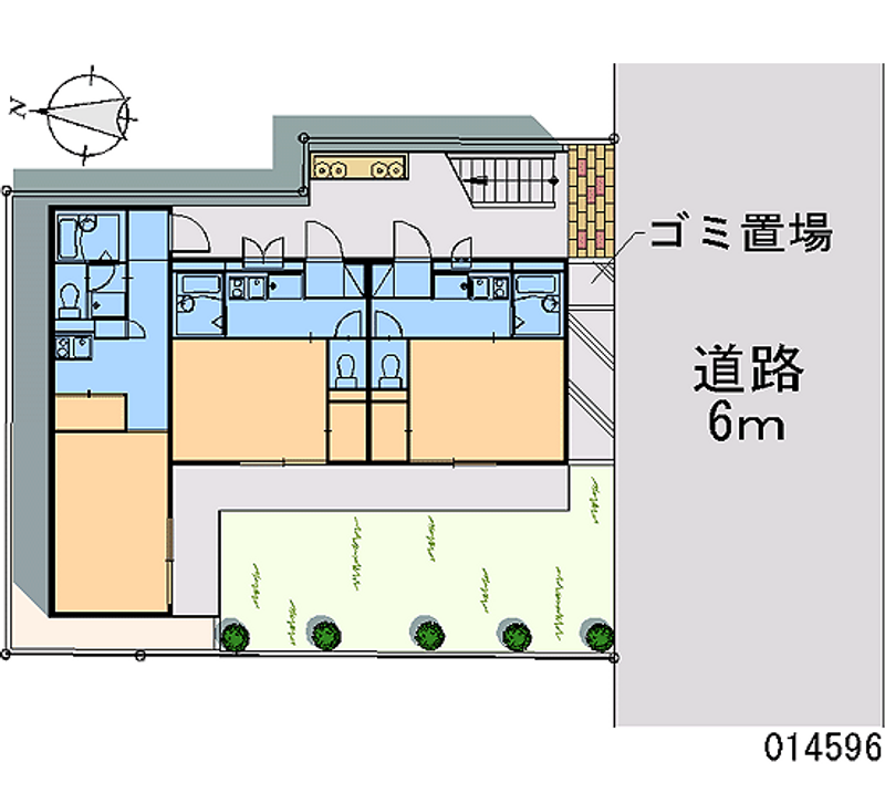 レオパレス大師 区画図