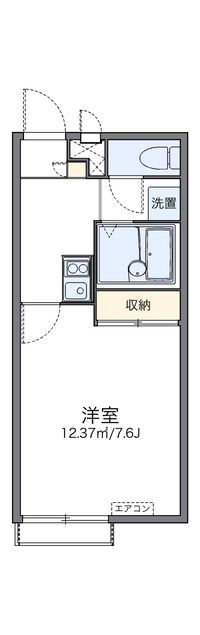 レオパレス糸田 間取り図