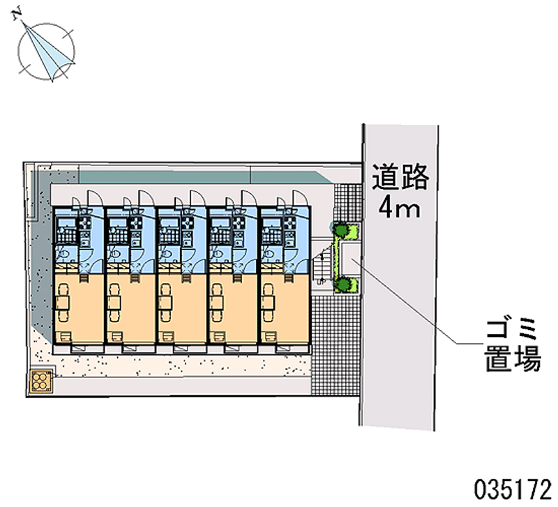 レオパレスラ　ルース 区画図