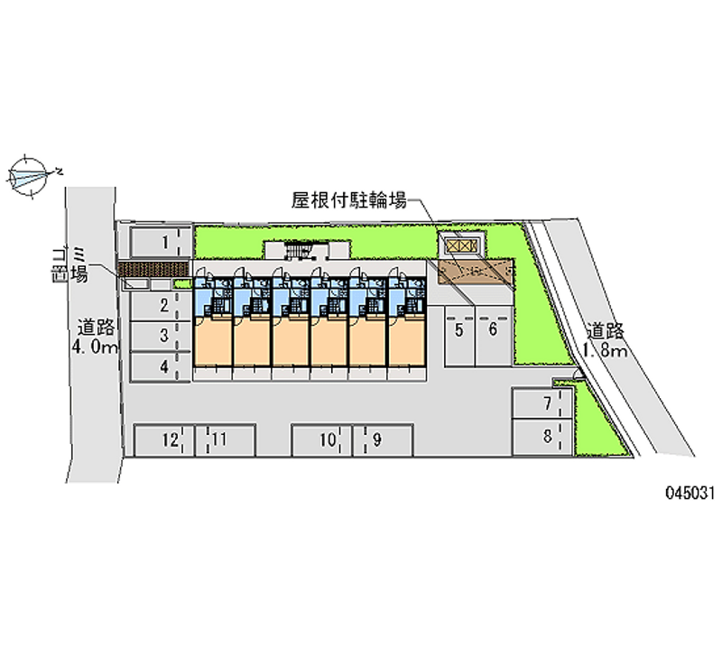 レオパレスル　パサージュ 月極駐車場