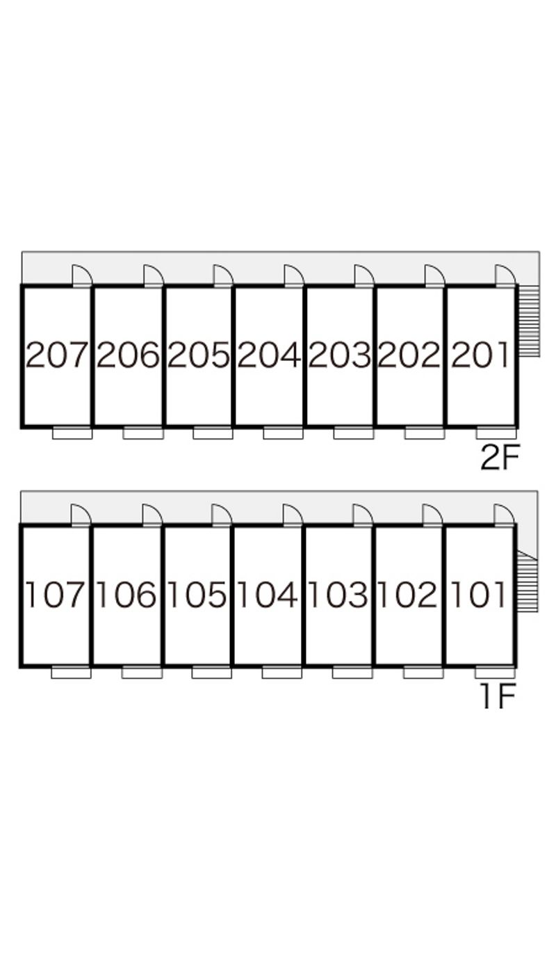 レオパレス桜 間取配置図