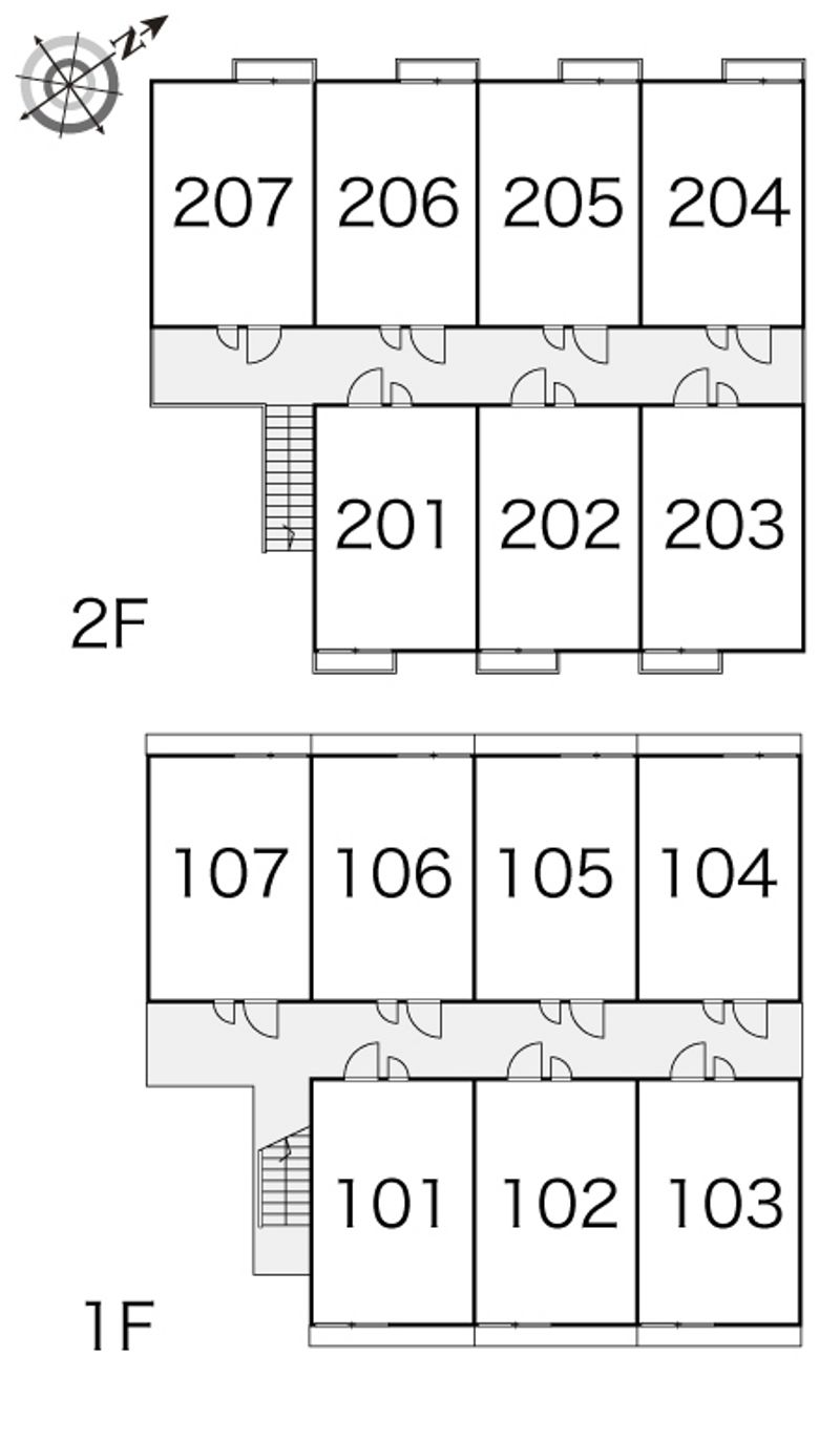 レオパレスＭＥ 間取配置図