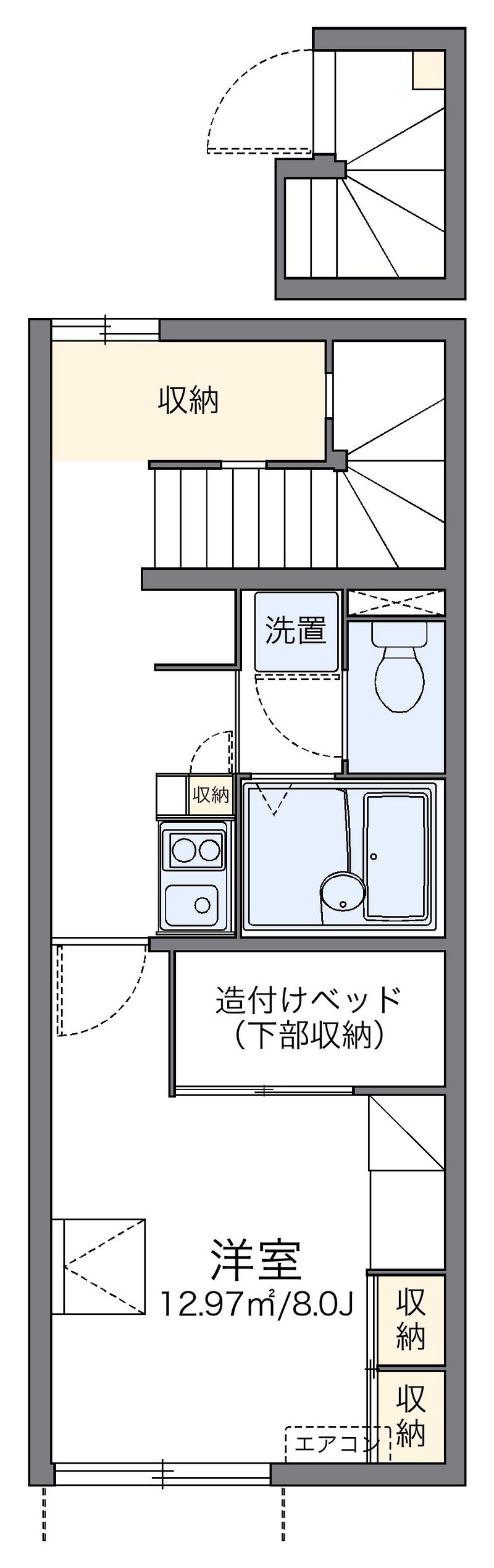 レオパレストビス 間取図