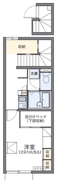 レオパレストビス 間取り図