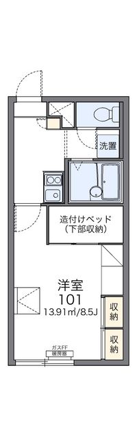 レオパレスマルコウ 間取り図
