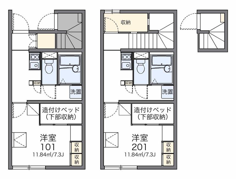 レオパレスあかほろ 間取り