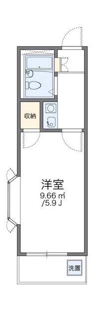 レオパレス天沼 間取り図