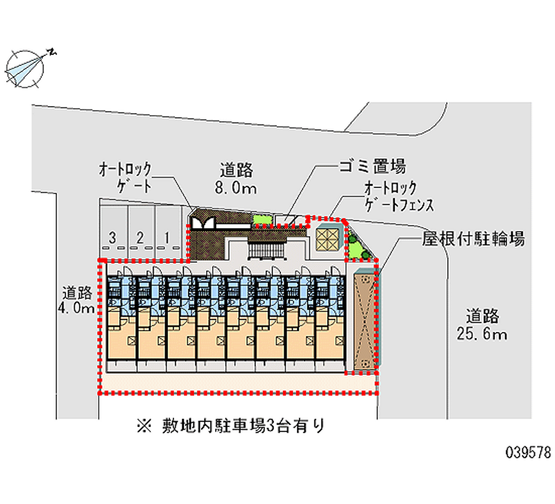 レオパレスフィールド　Ⅲ 月極駐車場