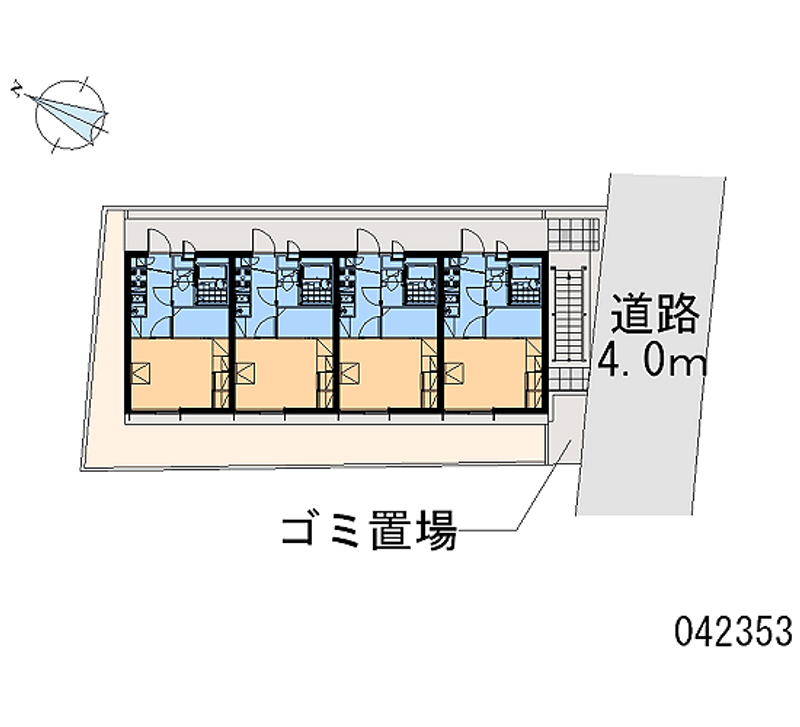 レオパレスカズ 区画図