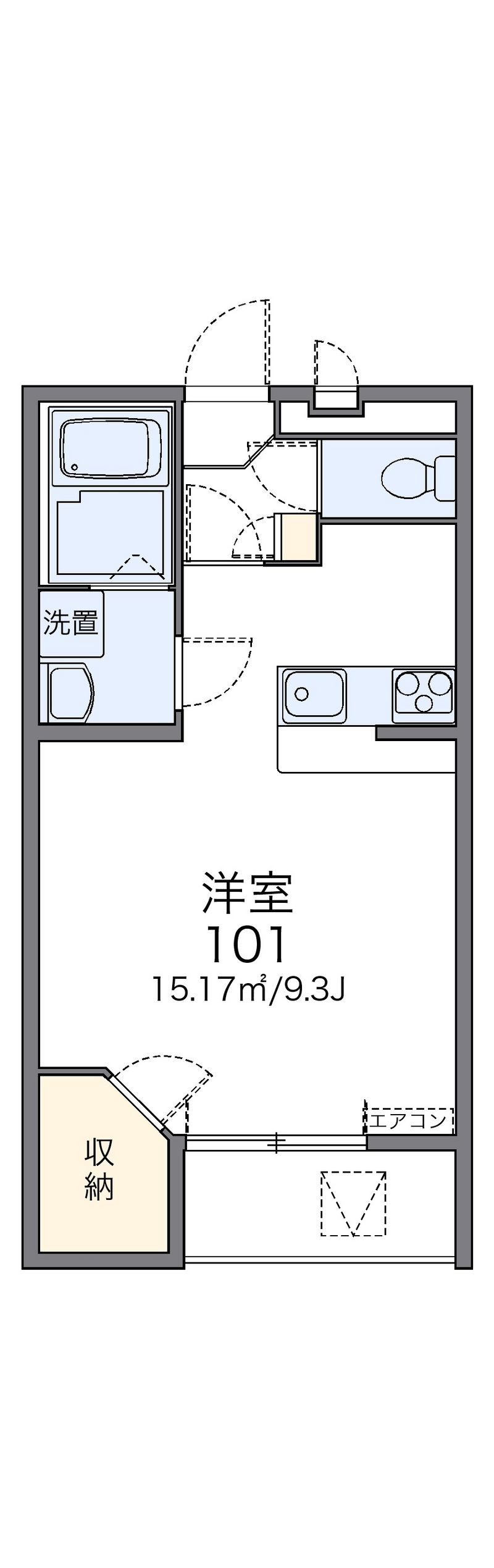 レオネクスト大安　二 間取図