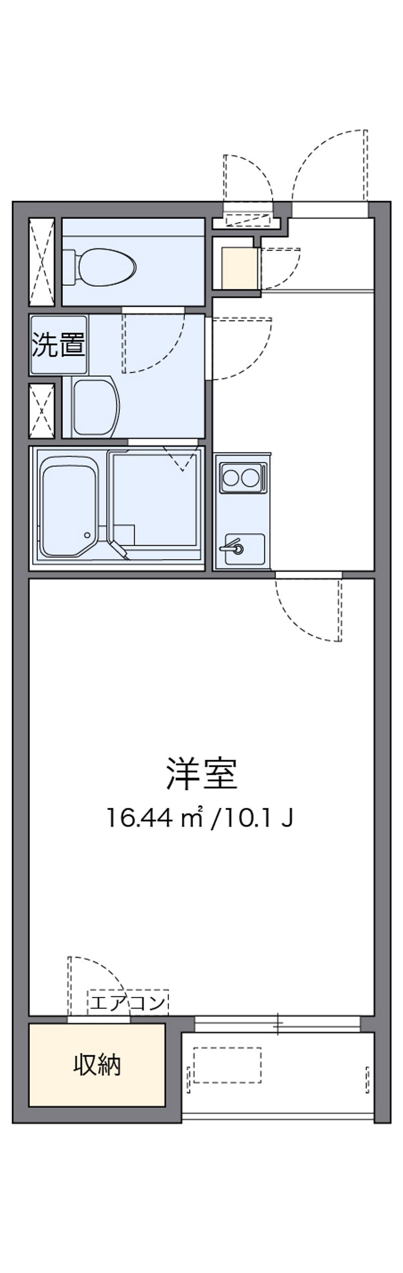 クレイノパーシモンⅢ 間取図