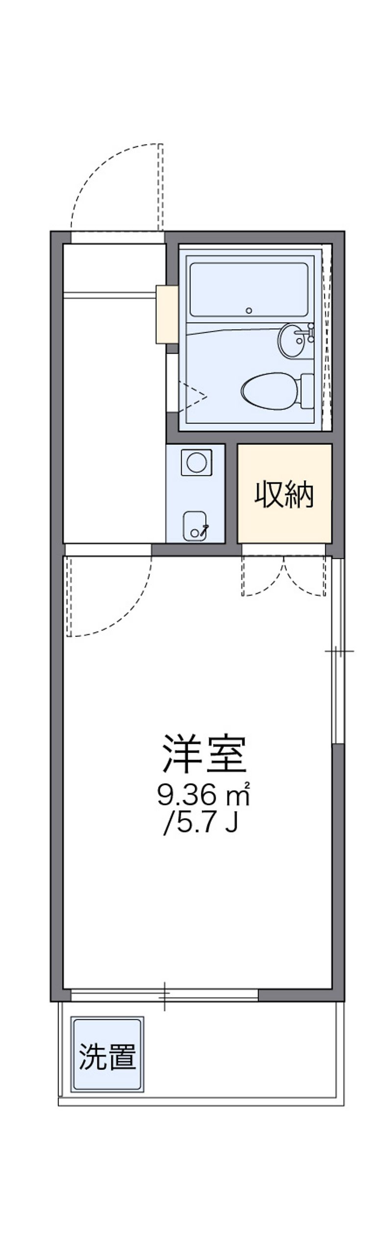 レオパレス東戸塚ヒルズ 間取図
