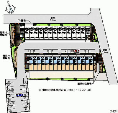 14561 Monthly parking lot