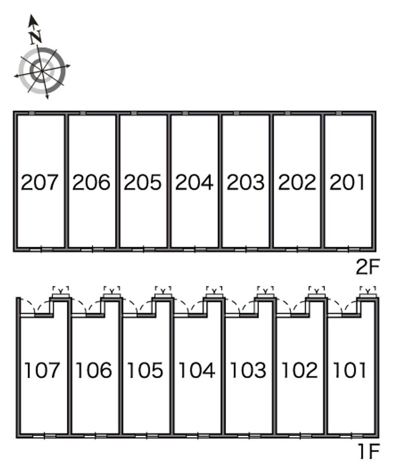 レオネクストＷＡＤＯＵ　Ａ 間取り配置図