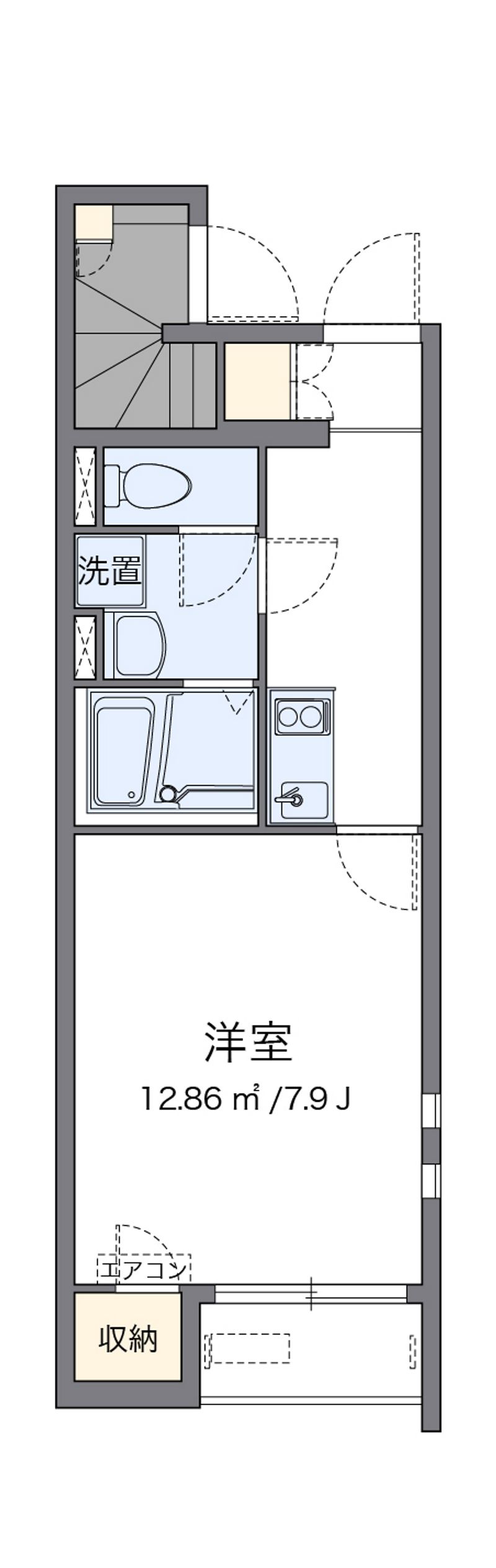 クレイノ柊 間取図