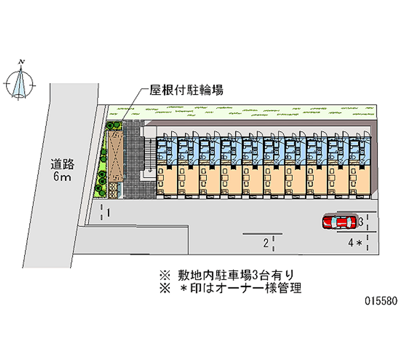 レオパレスヤマキ 月極駐車場