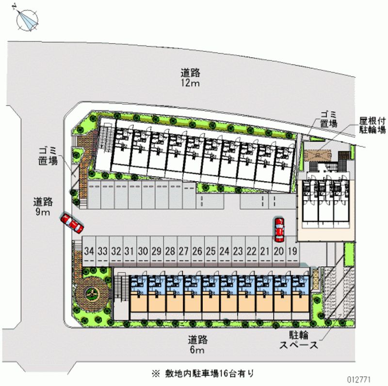 レオパレストウィンクル妙典Ｂ 月極駐車場