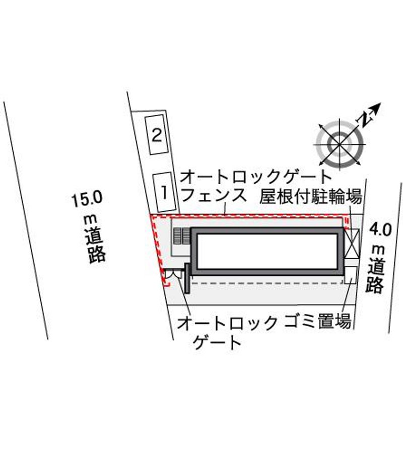 レオパレス多摩ぶらーま 配置図