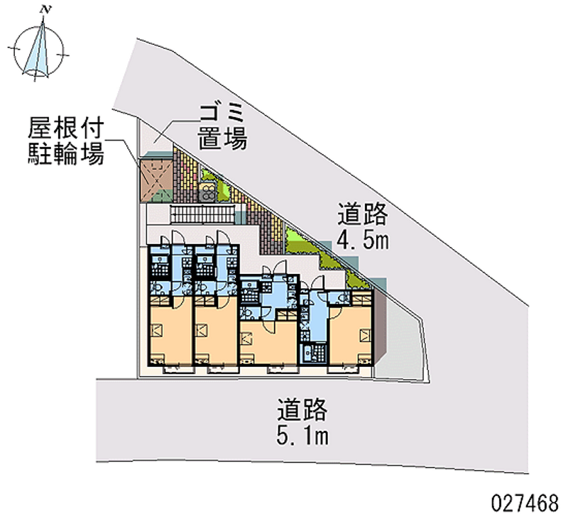 レオパレスアイリス 区画図