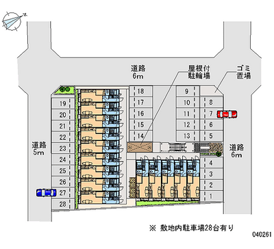 40261 Monthly parking lot