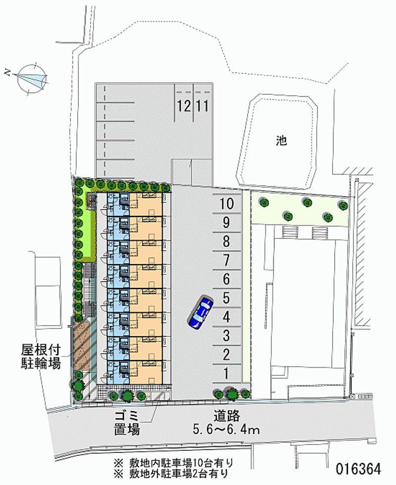 レオパレス見野山 月極駐車場