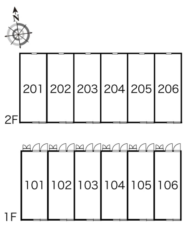 レオパレスＡｉｒ 間取配置図