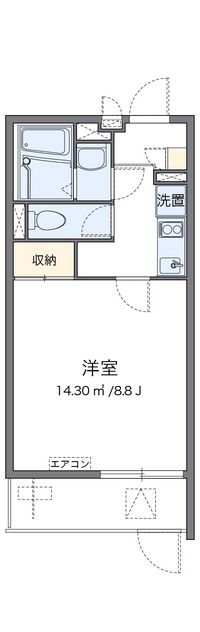 クレイノ大物 間取り図