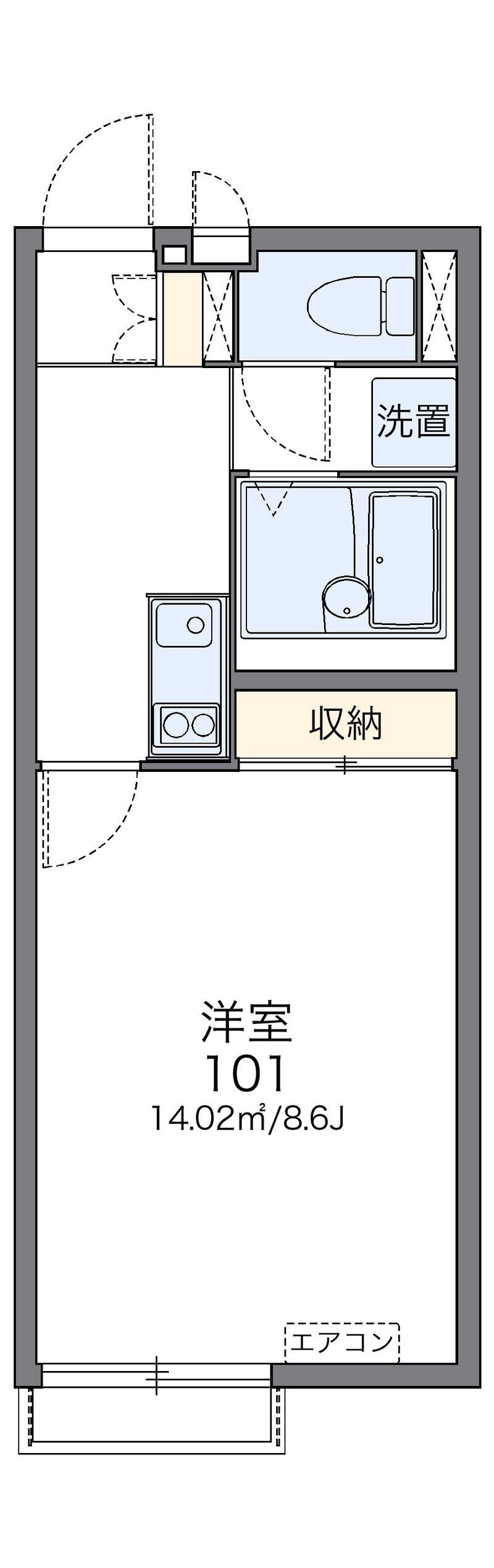 レオネクスト太田上町茶園 間取図