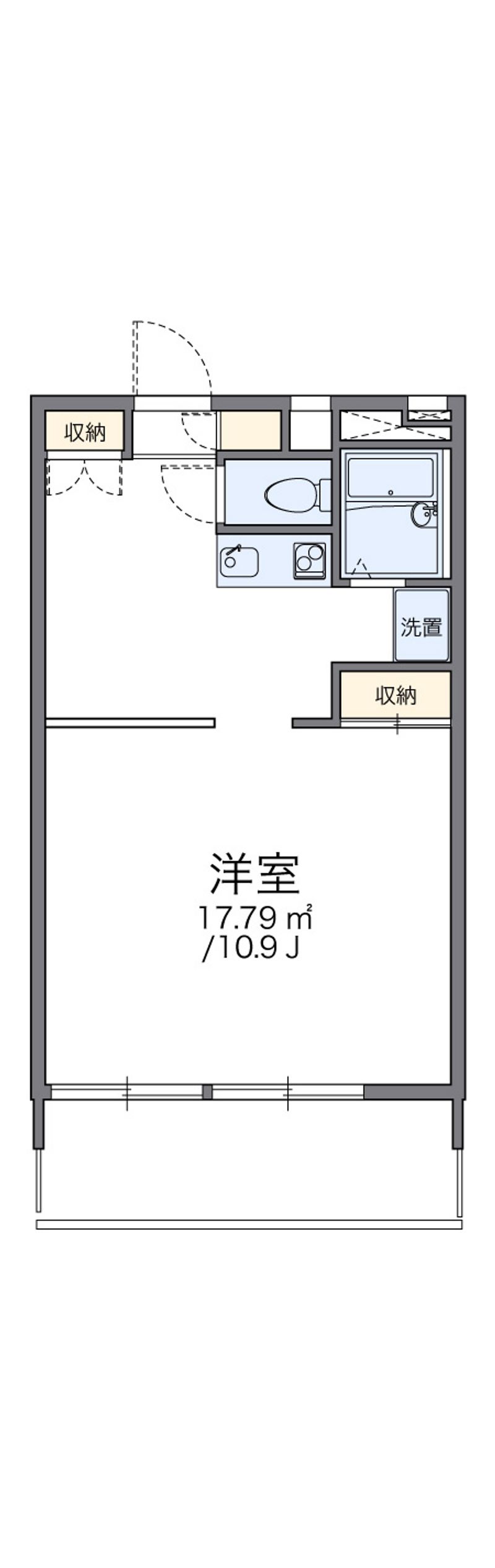 レオパレス丸山 間取図