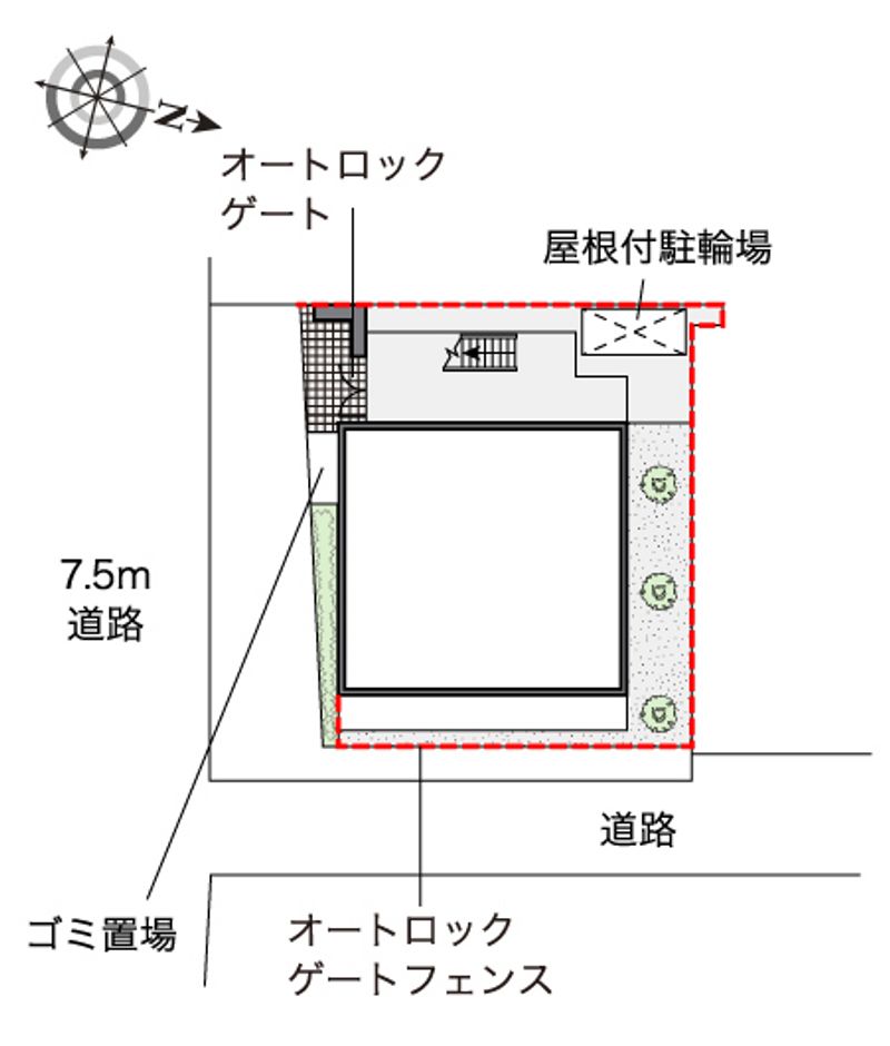 レオネクストブルーリッジⅡ 配置図
