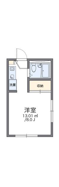 レオパレスアーネスト 間取り図