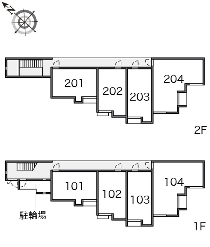 レオネクストボヌールⅡ 間取配置図