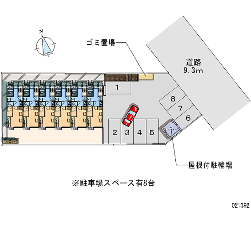 レオパレス金属町 月極駐車場