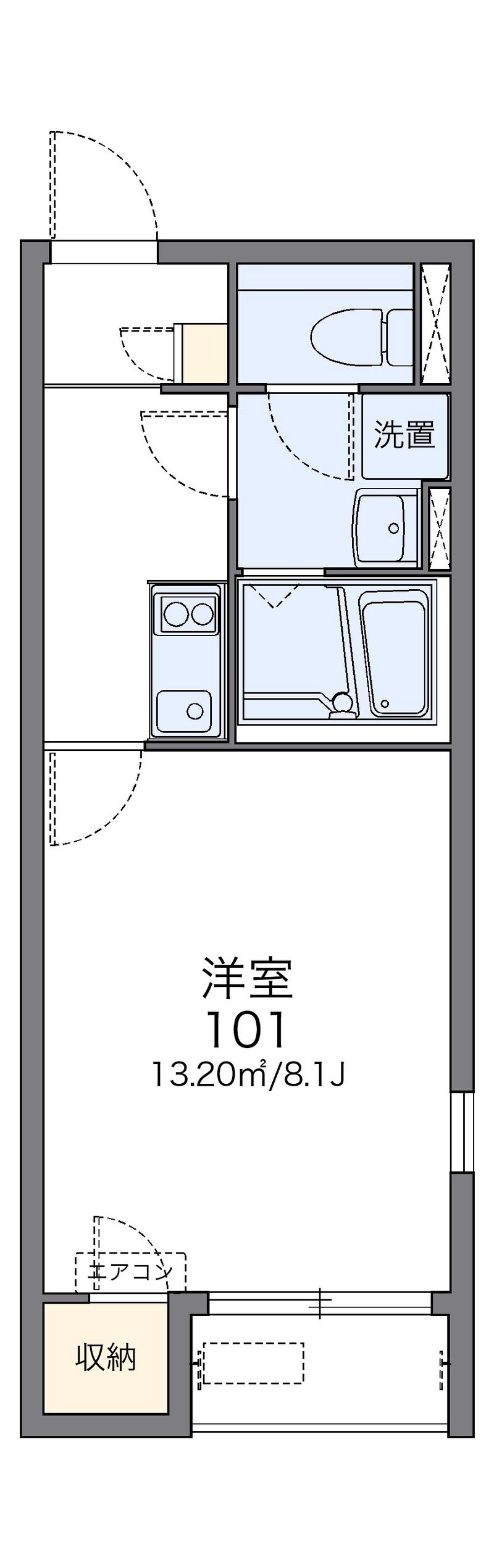 レオネクストブルーハイツ小笹 間取図