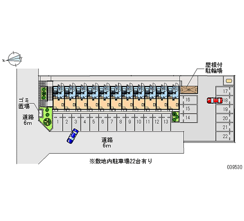 レオパレスフラワーヒルズ 月極駐車場