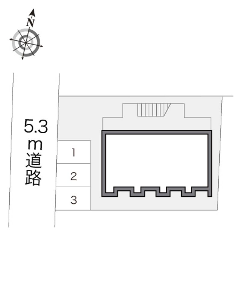 レオパレス露萩 配置図