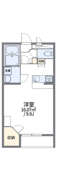 レオパレスエンディヴァーⅡ 間取り図